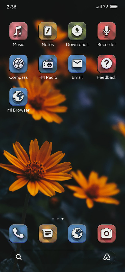 Orange flowers v15 screenshot