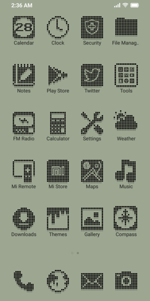Retro LCD screenshot