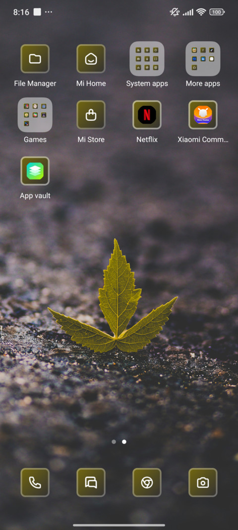 Leaf screenshot