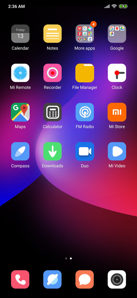 Colourful screenshot