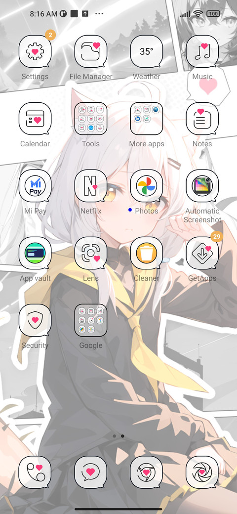 Comic Cute Girl screenshot