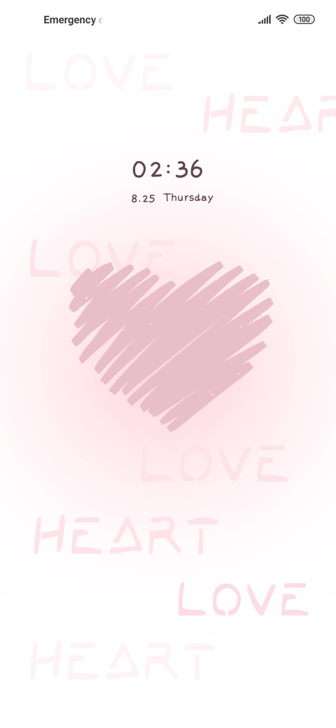 LoveHeartWallpaper screenshot