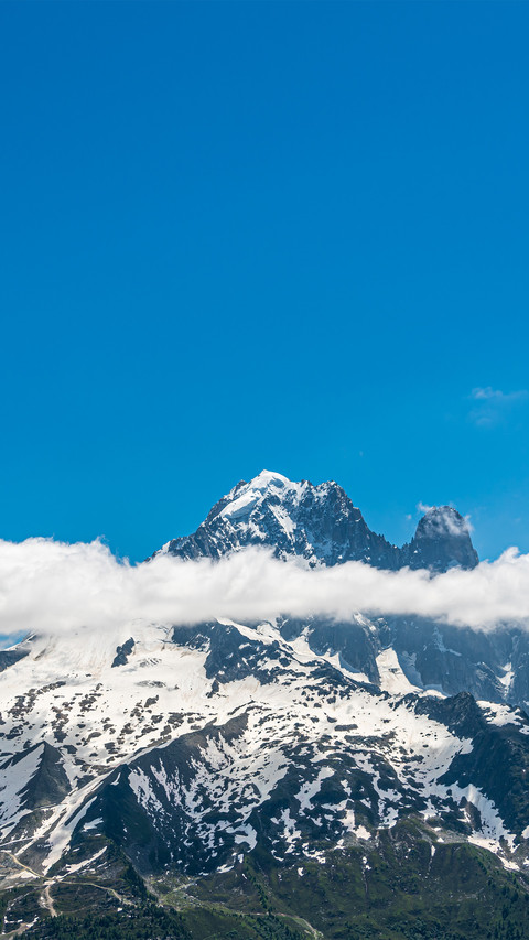 The snowcapped mountains of the alps screenshot