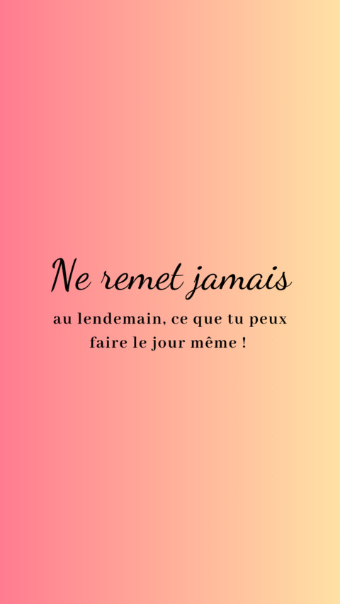 fond minimaliste avec citation screenshot