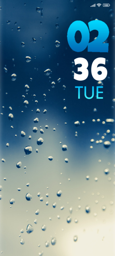 Rain glass screenshot