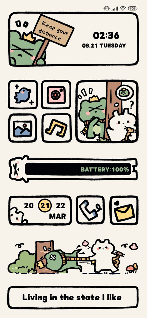 Social phobic frog screenshot