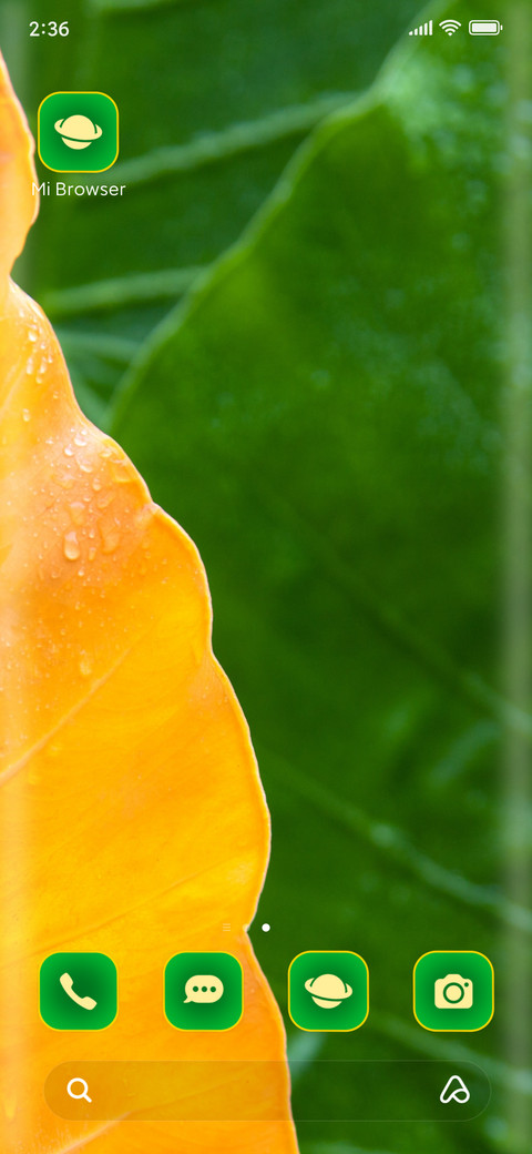 colorful leaf screenshot