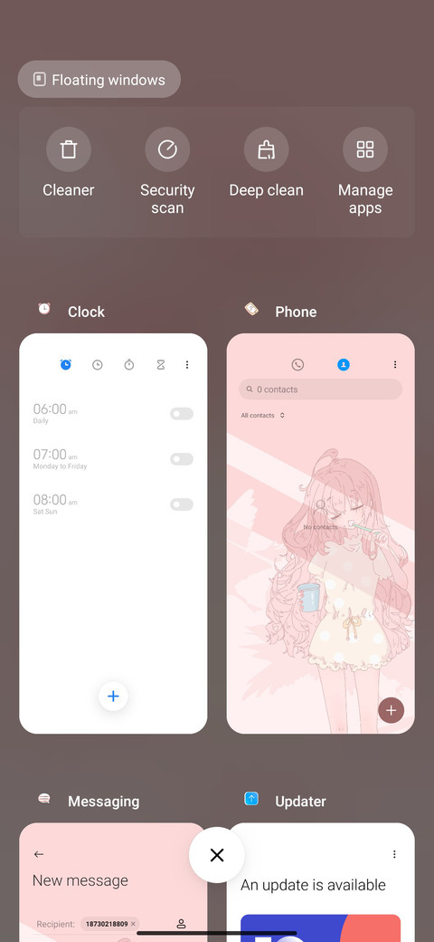 My lazy routine screenshot
