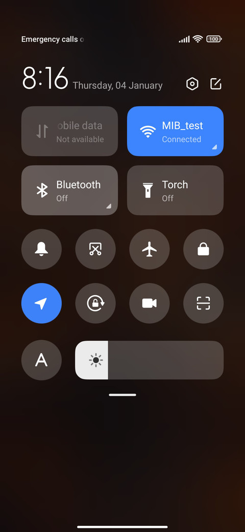Bright night screenshot