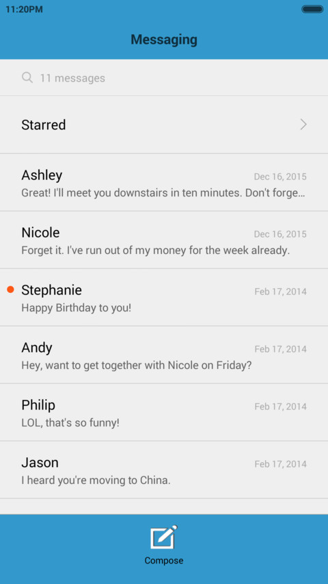  IN XiOS screenshot