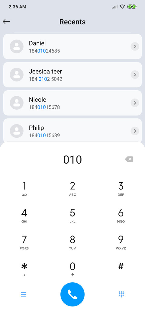 Diversion UI screenshot