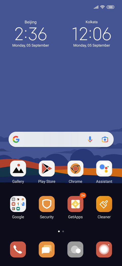 On schedule screenshot
