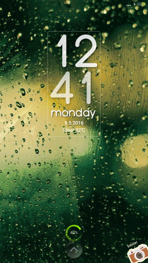 Glassy screenshot