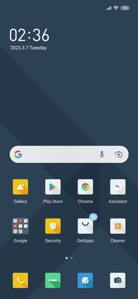 Geometric screenshot