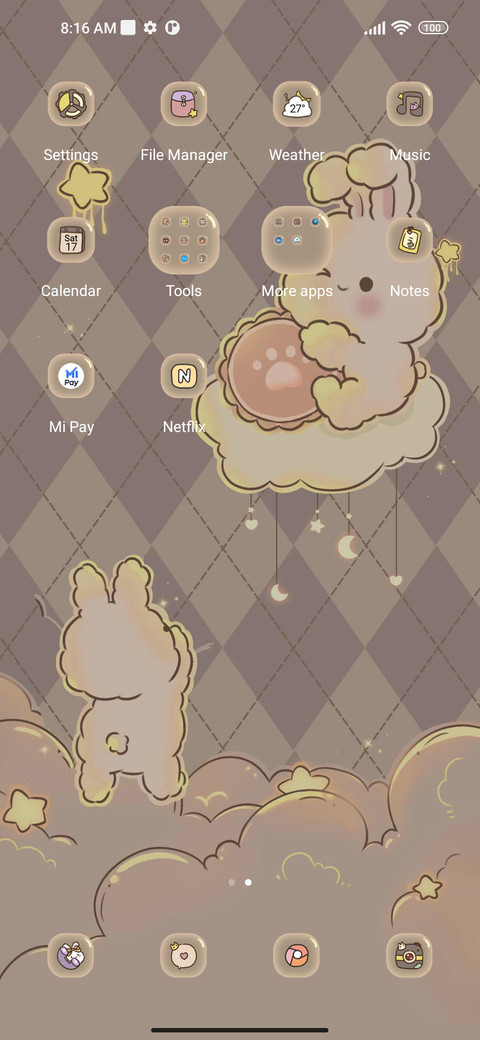 retro moon bunny screenshot