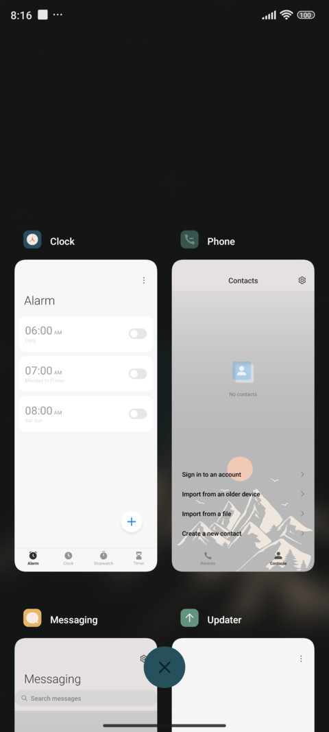Sunrise screenshot
