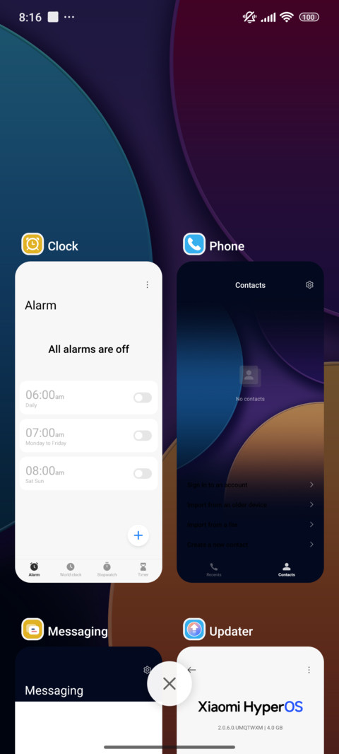 Blue Orange Purple screenshot