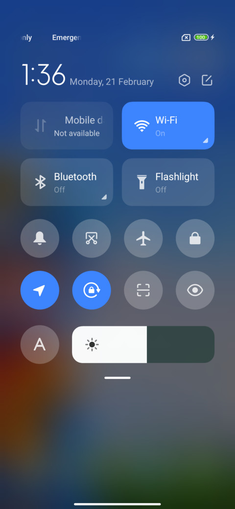 Light tone screenshot