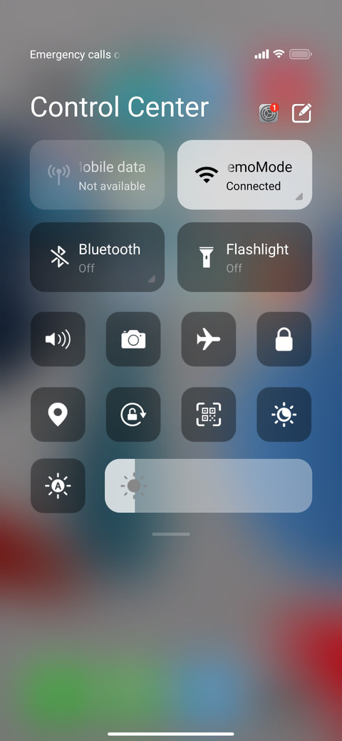 iOX 15 screenshot