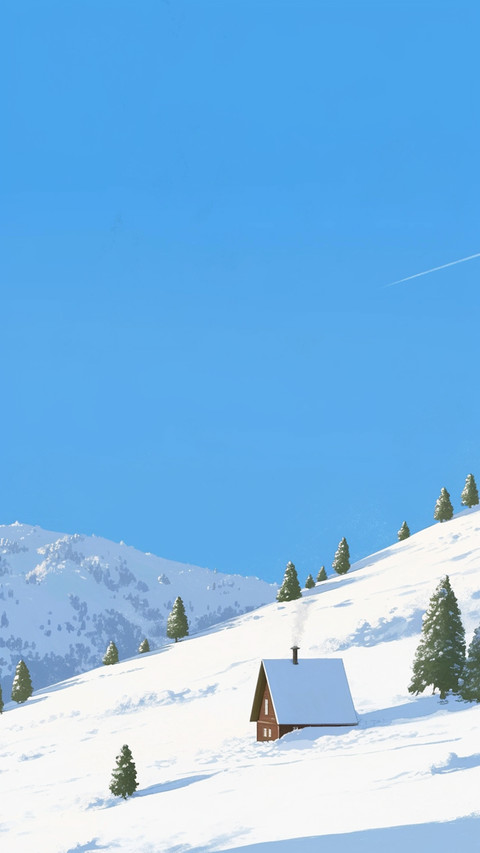 风景插画-顶晟科技 screenshot