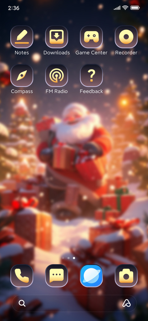 Snowy Christmas screenshot