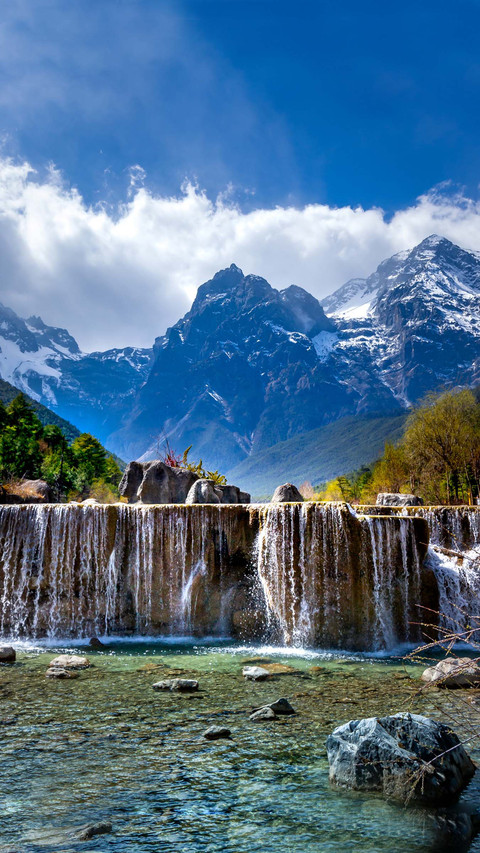 Blue Moon Valley, turquoise lake,Jade Dragon snow mountain screenshot