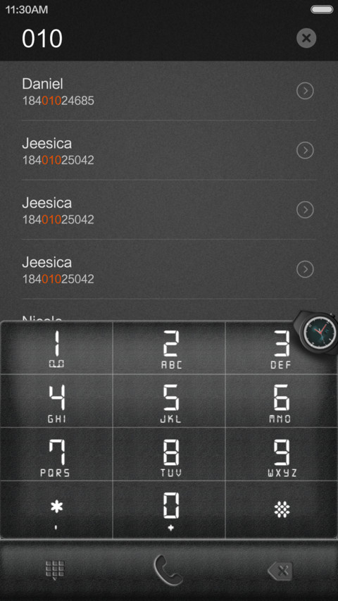 Time screenshot