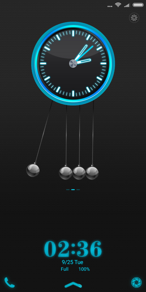 Black blue screenshot