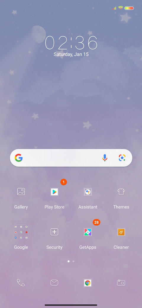 fresh clouds screenshot