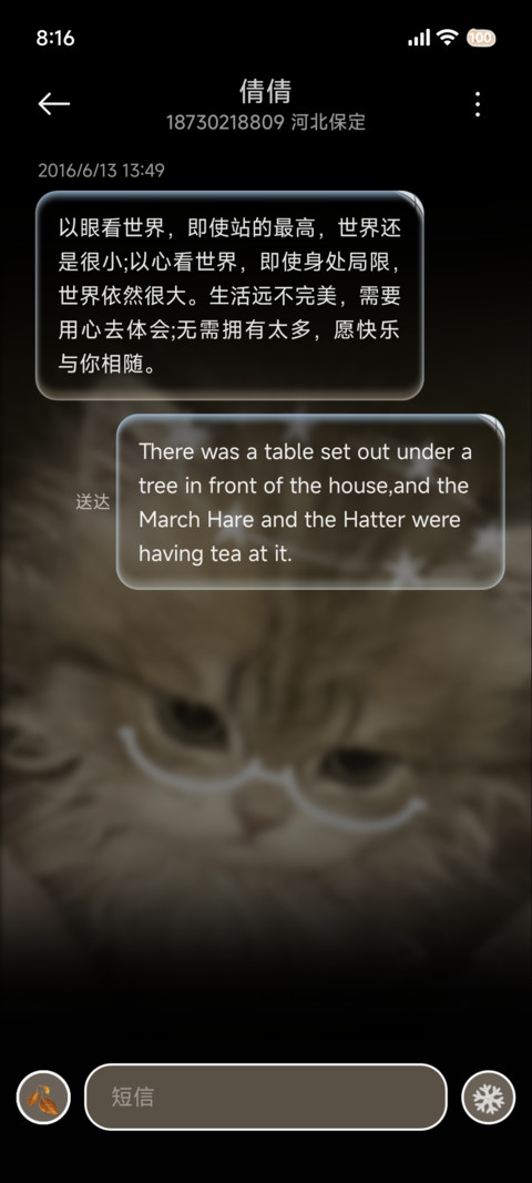 氛围感 小猫心事 screenshot