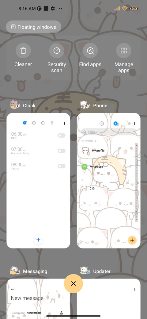 Luminous Peach Cat screenshot