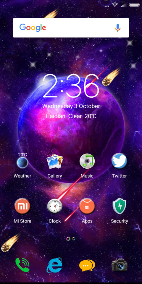 Dazzling stars screenshot