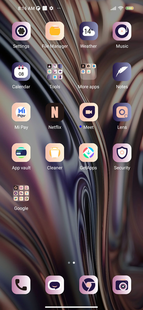 Liquid metal screenshot