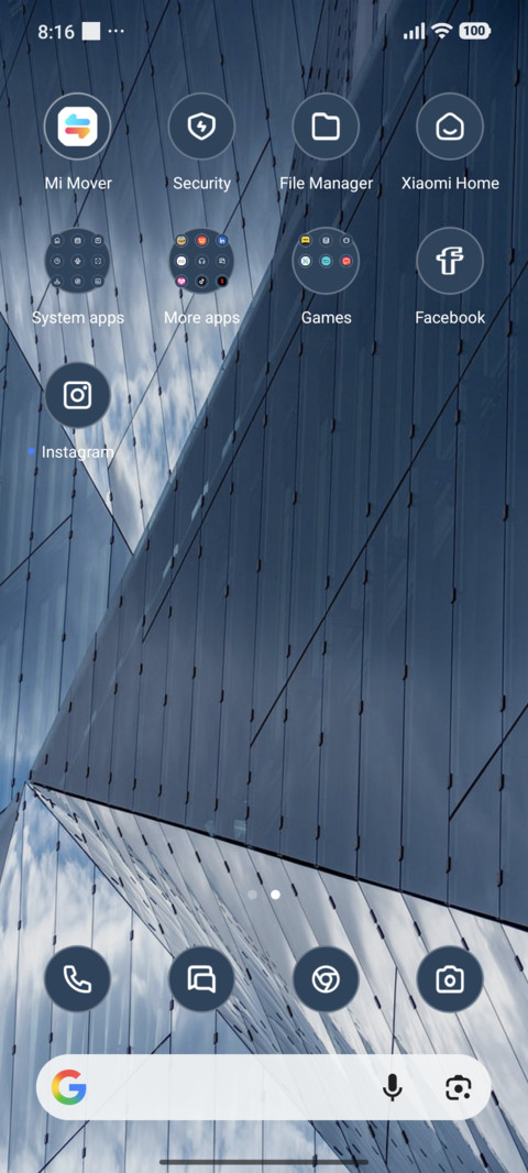 Blue Glass screenshot