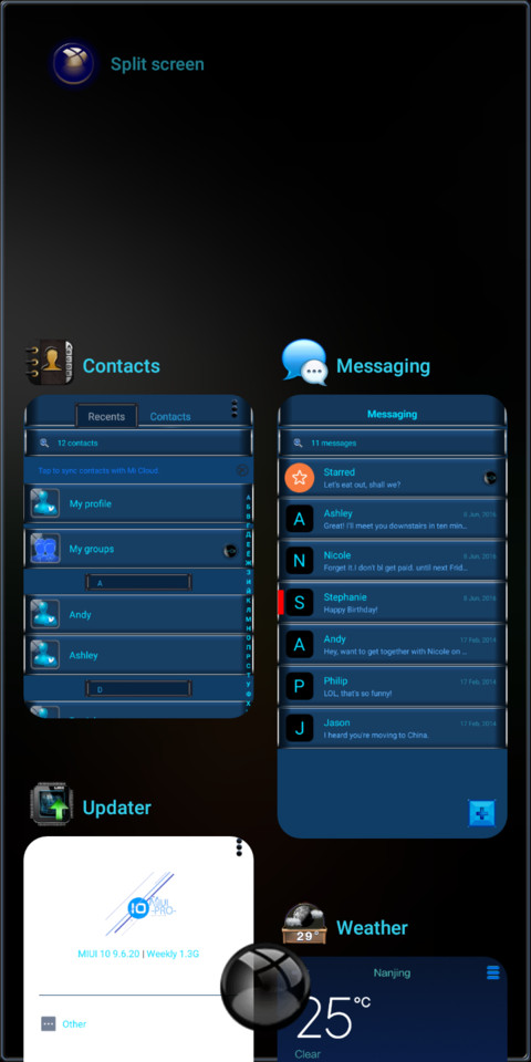 Dark turquoise screenshot