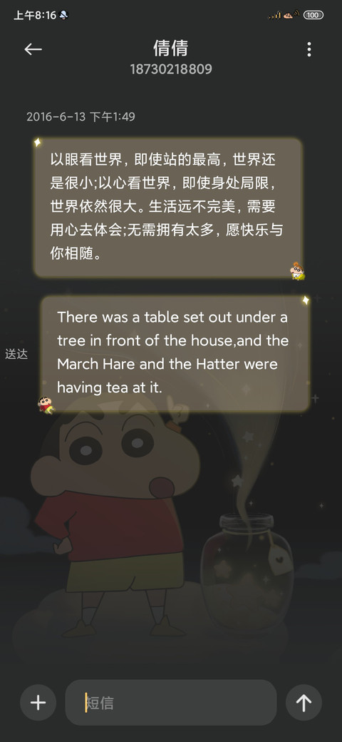 蜡笔小新星光玻璃瓶 screenshot