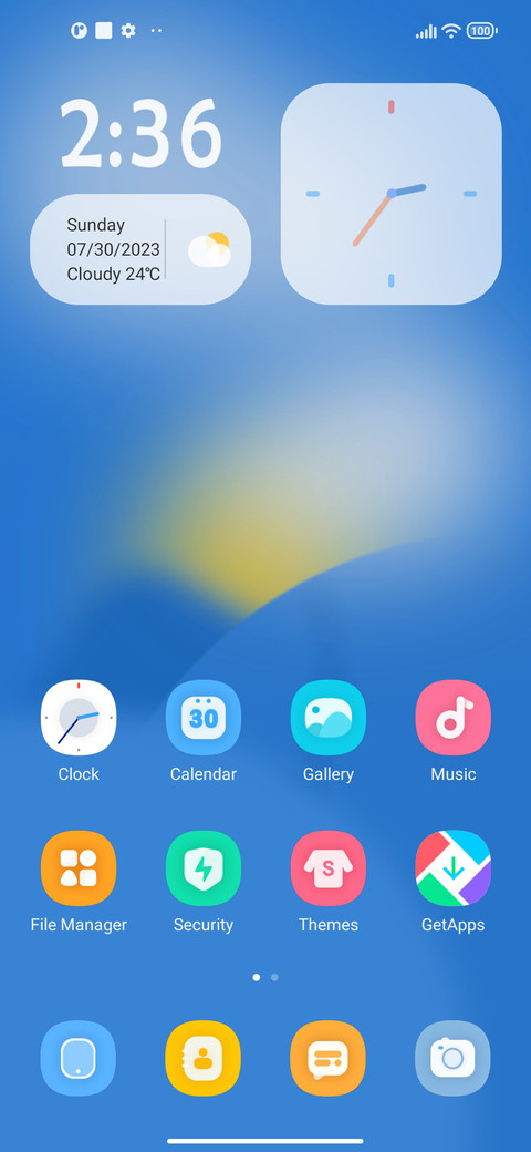 Clean Ui screenshot
