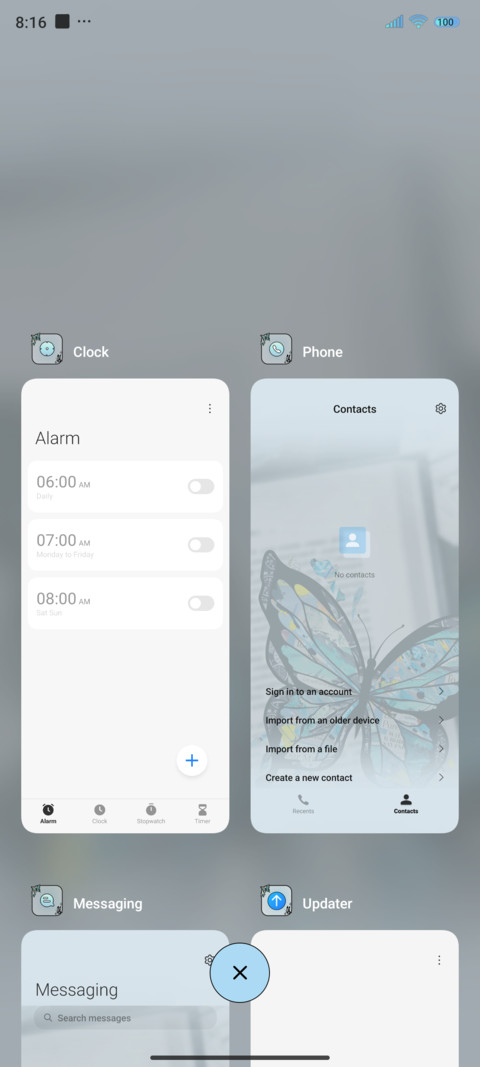 Ins butterfly screenshot