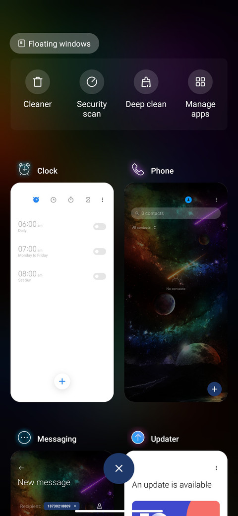 Cosmic planet screenshot