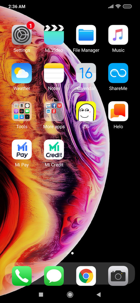 iOS 13 pro black v11 screenshot