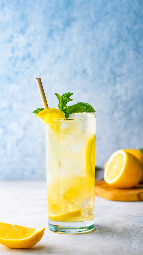 Freshness mojito drink with lemon screenshot