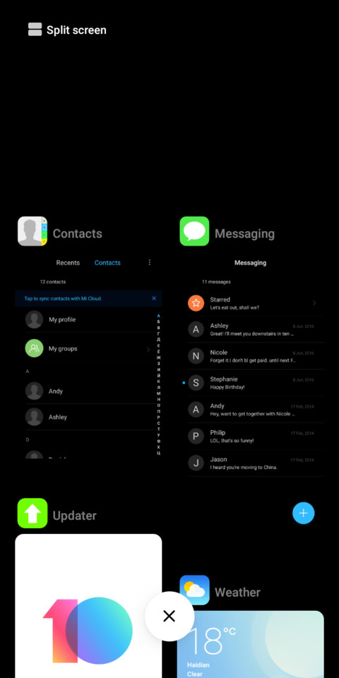 iOS 11 Dark v1.0 screenshot