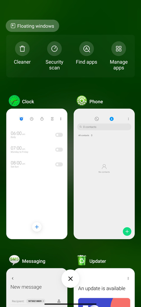 Green White screenshot