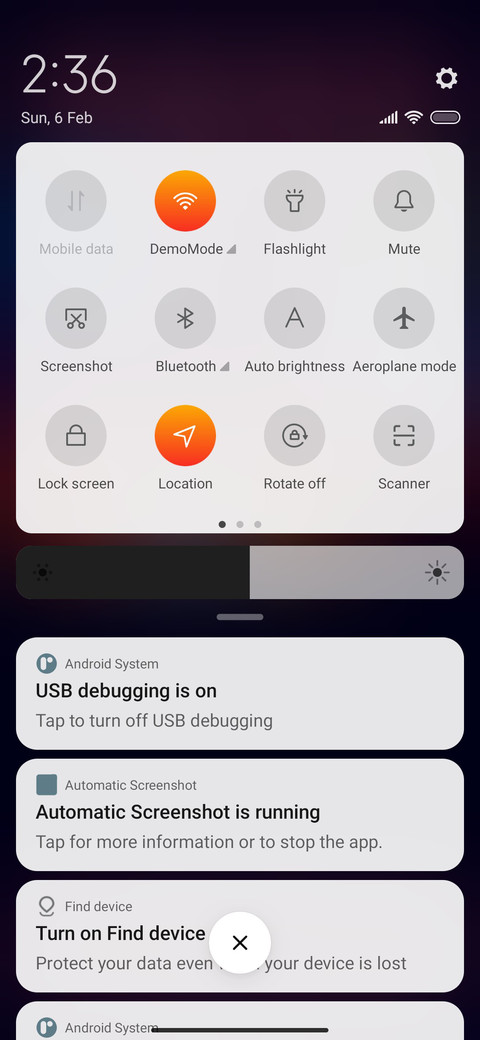Blue night screenshot