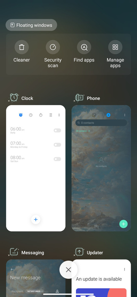 Cloud and mountain screenshot