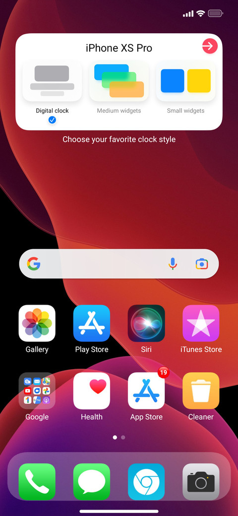iPhone XS Pro screenshot