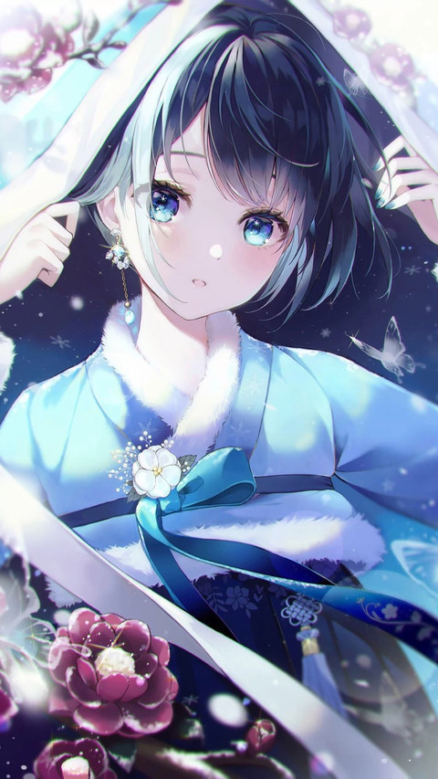 二次元动漫美少女-拍信图库 screenshot
