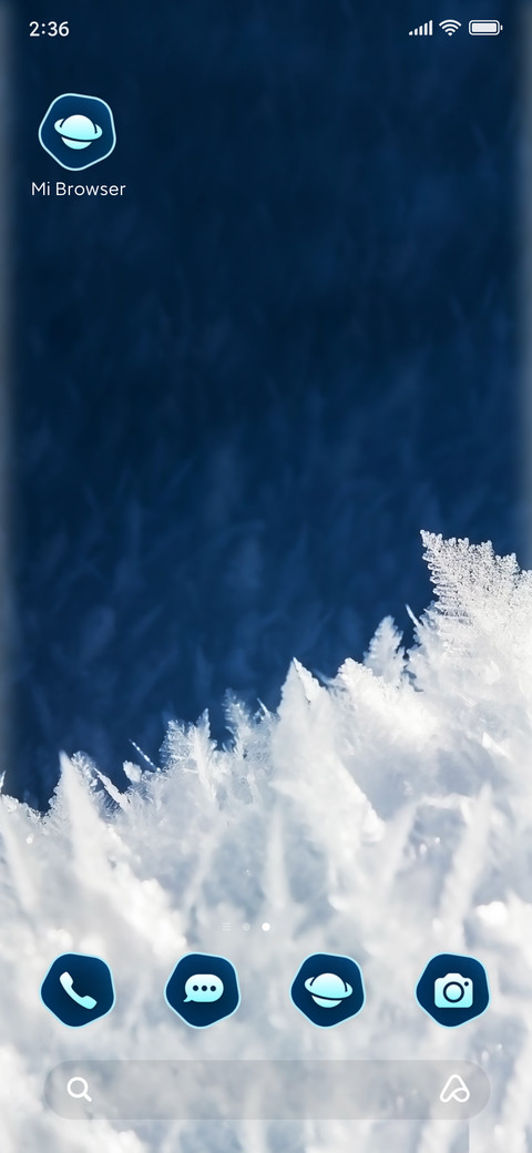 ice crystals screenshot