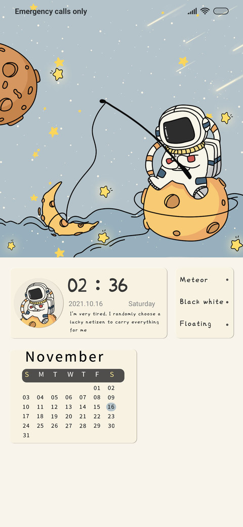 Cute astronaut screenshot