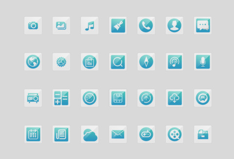蓝白系 screenshot